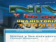 Tablet Screenshot of niviutylosextraterrestres.com